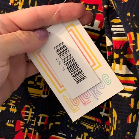 LuLaRoe Julia Dress - Picture 3 of 3